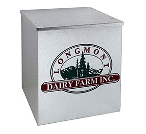 longmont dairy metal milk box|longmont dairy milk.